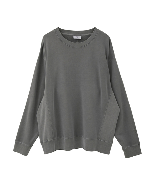 CONVERSE TOKYO(コンバーストウキョウ)の「PIGMENT DYE SPINDLE CODE SWEAT(スウェット・メンズ・ボルドー/ブラック/グレー・LARGE/SMALL)」の6枚目の写真