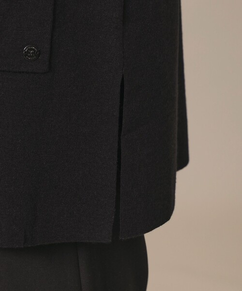 MACKINTOSH LONDON（マッキントッシュ ロンドン）の「【WEB・一部店舗限定】クリアニットフルニードルジレ（ベスト・レディース・グレー系その他/ブラック・38）」の10枚目の写真