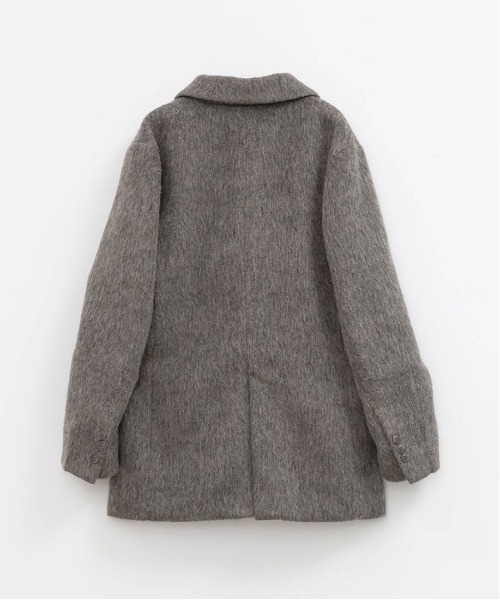 セール】ウールライクシャギーテーラードジャケット（テーラード