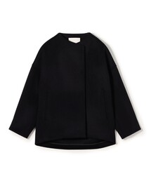 BALLSEY(ボールジィ)の【WEB先行予約】ウールカシミヤビーバー ショートコクーンコート(ノーカラーコート)