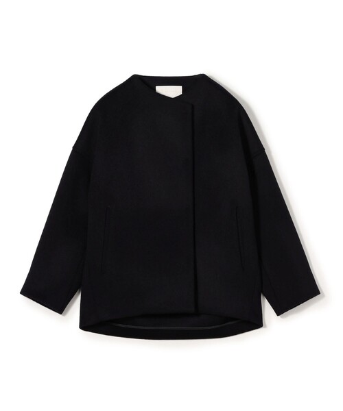 BALLSEY（ボールジィ）の「パデットタフタ Aラインコート（ノーカラー