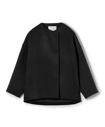 BALLSEY（ボールジィ）の「ウールカシミヤビーバー ショートコクーンコート（ノーカラーコート）」