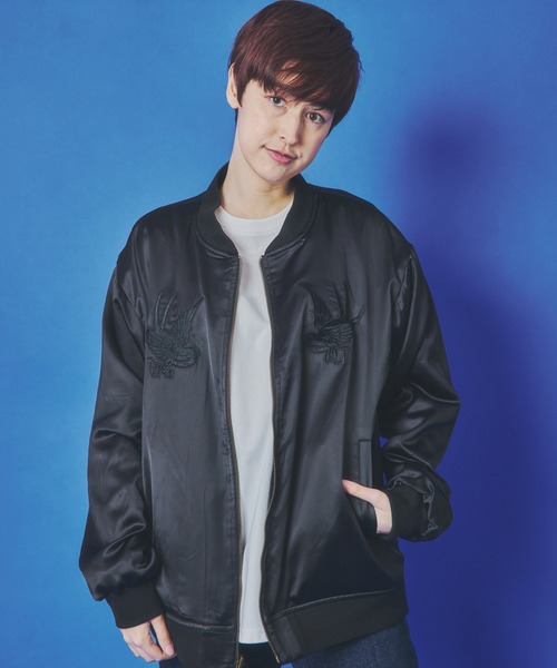 YOIDORE 別珍ﾘﾊﾞｰｼﾌﾞﾙ ﾍﾞﾄｽｶｼﾞｬﾝ（スカジャン）｜JACKROSE（ジャック