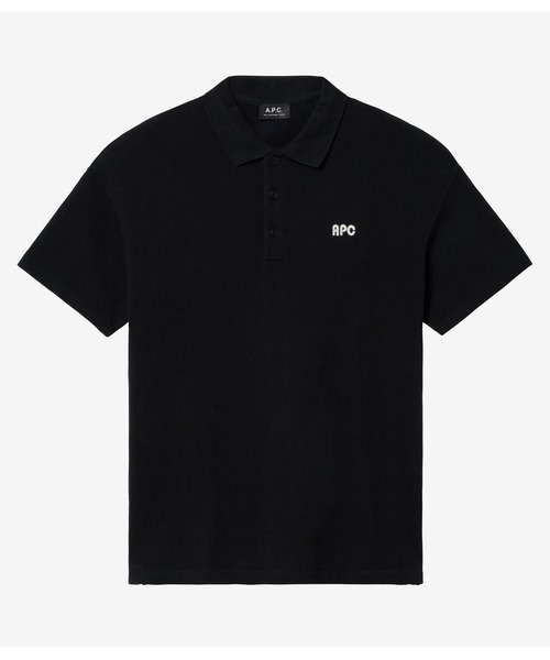 ブランド古着】A.P.C.｜アーペーセー（メンズ）のポロシャツ（ブラック