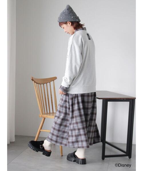 ehka sopo(エヘカソポ)の「【Disney】ナイトメアー・ビフォア・クリスマス/スウェット(Tシャツ/カットソー・レディース・ブラック/キナリ/パープル・F)」の14枚目の写真