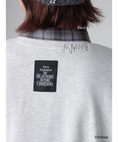 ehka sopo(エヘカソポ)の「【Disney】ナイトメアー・ビフォア・クリスマス/スウェット(Tシャツ/カットソー・レディース・ブラック/キナリ/パープル・F)」の18枚目の写真