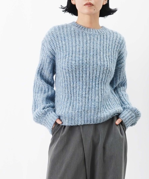 LC/LLL シャギー短丈ニットプルオーバー（ニット/セーター）｜LUCA