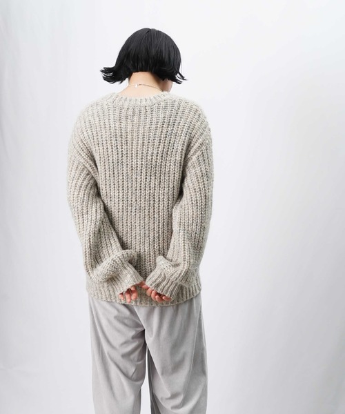 LUCA/LADY LUCK LUCA（ルカ/レディラックルカ）の「LC/LLL シャギー短丈ニットプルオーバー（ニット/セーター・レディース・ピンク/ベージュ/ブラック/ライトブルー・FREE）」の10枚目の写真