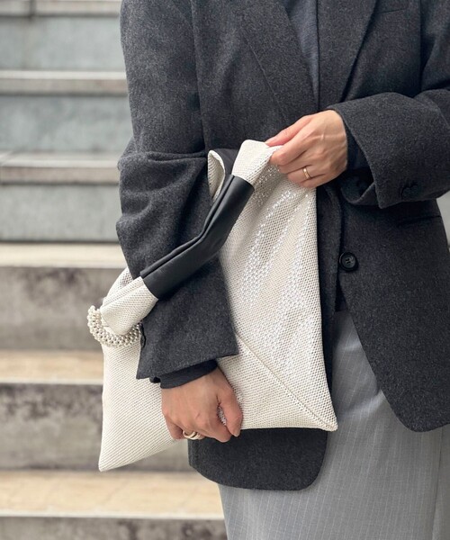 セール】ラメバックパールチャーム付き（ショルダーバッグ）｜NOLLEY'S