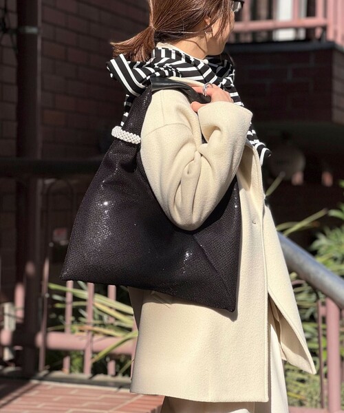 セール】ラメバックパールチャーム付き（ショルダーバッグ）｜NOLLEY'S