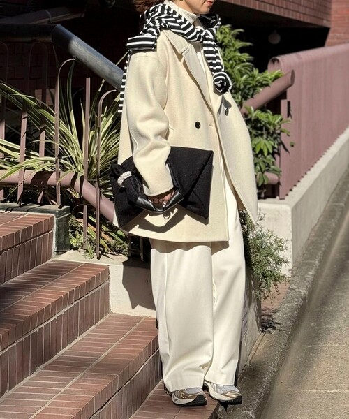 NOLLEY’S(ノーリーズ)の「ラメバックパールチャーム付き(ショルダーバッグ・レディース・ホワイト/ブラック・FREE)」の9枚目の写真