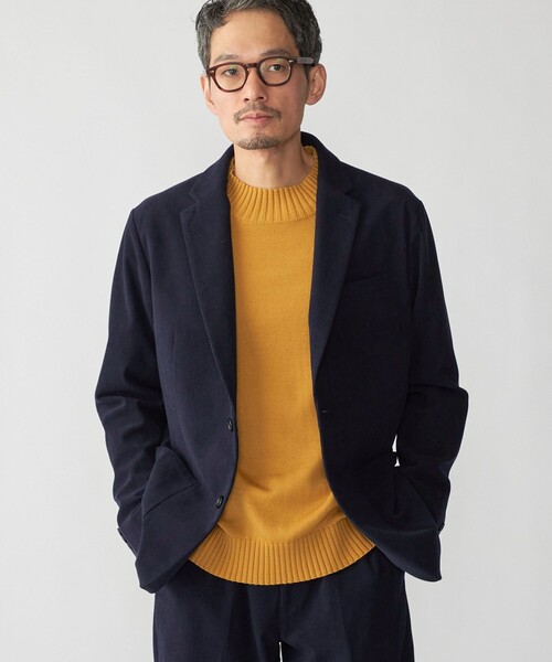 SHIPS:〈手洗い可能〉トリコット コーデュロイ ジャケット