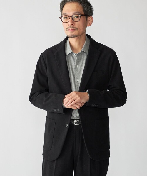 SHIPS:〈手洗い可能〉トリコット コーデュロイ ジャケット