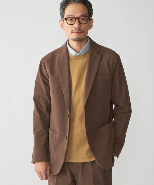 セール】SHIPS:〈手洗い可能〉トリコット コーデュロイ ジャケット