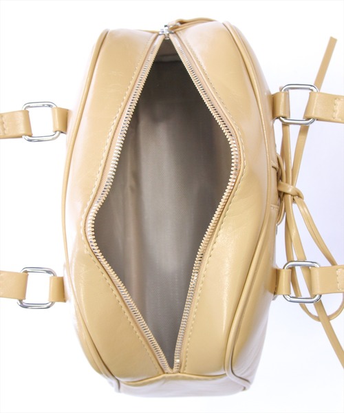 clear（クリア）の「レースアップロングハンドルバッグ[着回し力抜群 ガーリー リボン]≪AW新作≫（ハンドバッグ・レディース・ベージュ/ブラウン/ブラック・F）」の9枚目の写真