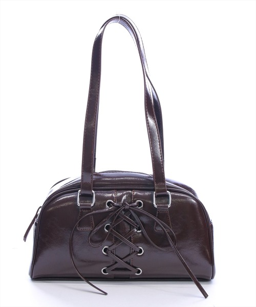 clear（クリア）の「レースアップロングハンドルバッグ[着回し力抜群 ガーリー リボン]≪AW新作≫（ハンドバッグ・レディース・ベージュ/ブラウン/ブラック・F）」の20枚目の写真