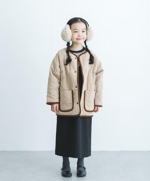 URBAN RESEARCH DOORS(アーバンリサーチドアーズ)の「リバーシブルフリースコート(KIDS)(その他アウター・キッズ・ベージュ系その他/グレー系その他・135/105/120)」の6枚目の写真