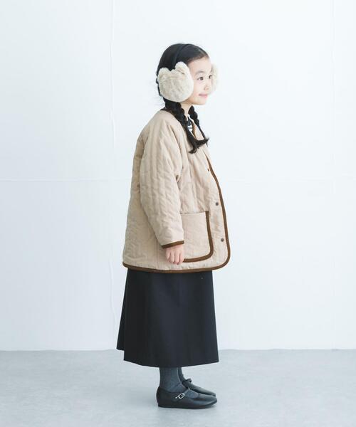 URBAN RESEARCH DOORS(アーバンリサーチドアーズ)の「リバーシブルフリースコート(KIDS)(その他アウター・キッズ・ベージュ系その他/グレー系その他・135/105/120)」の9枚目の写真