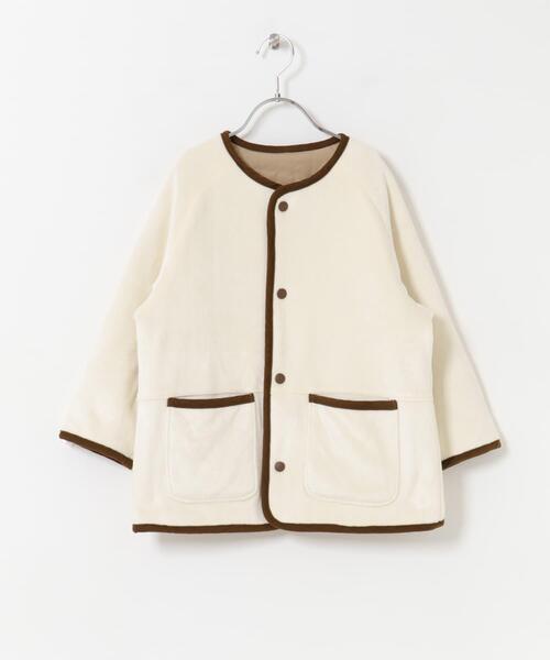 URBAN RESEARCH DOORS(アーバンリサーチドアーズ)の「リバーシブルフリースコート(KIDS)(その他アウター・キッズ・ベージュ系その他/グレー系その他・135/105/120)」の15枚目の写真