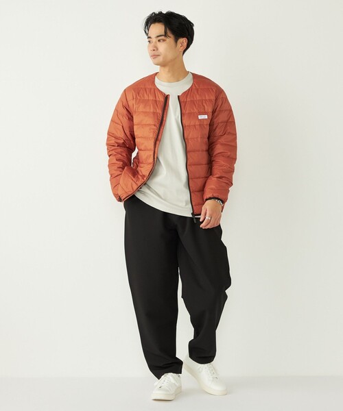 SHIPS Colors(シップス カラーズ)の「【SHIPS Colors別注】FIRST DOWN:〈撥水・洗濯機可能〉ライト ダウン ブルゾン◇(ダウンジャケット/コート・メンズ・ブルー/ブラック/ベージュ/オレンジ・MEDIUM/LARGE/X-LARGE)」の10枚目の写真