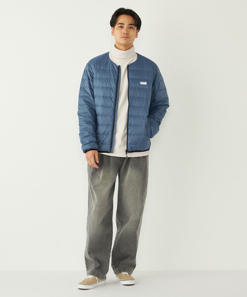 SHIPS Colors(シップス カラーズ)の「【SHIPS Colors別注】FIRST DOWN:〈撥水・洗濯機可能〉ライト ダウン ブルゾン◇(ダウンジャケット/コート・メンズ・ブルー/ブラック/ベージュ/オレンジ・MEDIUM/LARGE/X-LARGE)」の6枚目の写真