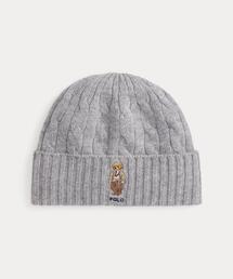 POLO RALPH LAUREN（ポロ ラルフ ローレン）の「Polo ベア ケーブル ウールカシミヤ ビーニー（ニットキャップ/ビーニー）」