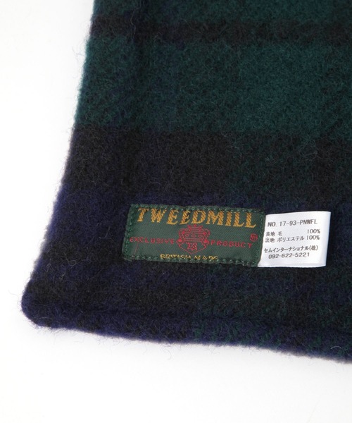 niko and...（ニコアンド）の「【TWEEDMILLR(ツイードミル)】チェック柄ティペット（マフラー・レディース・ネイビー/キャメル/ブラック・0）」の5枚目の写真