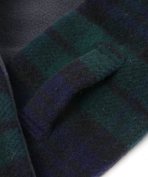 niko and...（ニコアンド）の「【TWEEDMILLR(ツイードミル)】チェック柄ティペット（マフラー・レディース・ネイビー/キャメル/ブラック・0）」の6枚目の写真