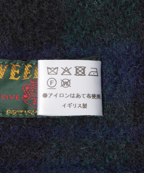 niko and...（ニコアンド）の「【TWEEDMILLR(ツイードミル)】チェック柄ティペット（マフラー・レディース・ネイビー/キャメル/ブラック・0）」の10枚目の写真