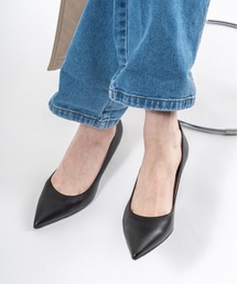 Fabio Rusconi（ファビオルスコーニ）の「【FABIO RUSCONI】ポインテッドトゥ レザー パンプス（パンプス）」