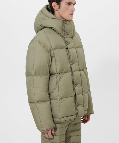 IENKI IENKI(イエンキイエンキ)の「【IENKI IENKI】CARTER JACKET MAN ホワイトグースダウン/防水・防風機能(ダウンジャケット/コート・メンズ・ブラック/カーキ・M/L)」の3枚目の写真