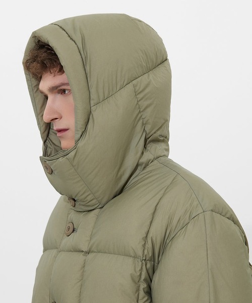 IENKI IENKI(イエンキイエンキ)の「【IENKI IENKI】CARTER JACKET MAN ホワイトグースダウン/防水・防風機能(ダウンジャケット/コート・メンズ・ブラック/カーキ・M/L)」の5枚目の写真