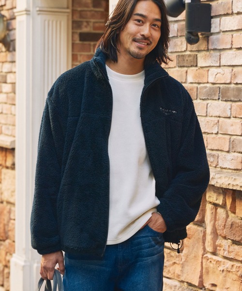 THE CRAFT CREW PRODUCTS（ザクラフトクループロダクツ）の「モールワッフル ビッグシルエット ラグランスリーブクルーネックスウェット / アンチピリング【THE CRAFT CREW PRODUCTS】（スウェット・メンズ・グレー/アイボリー/ブラック/チェリーレッド/ダークネイビー/ダークブラウン・L/M/S）」の8枚目の写真