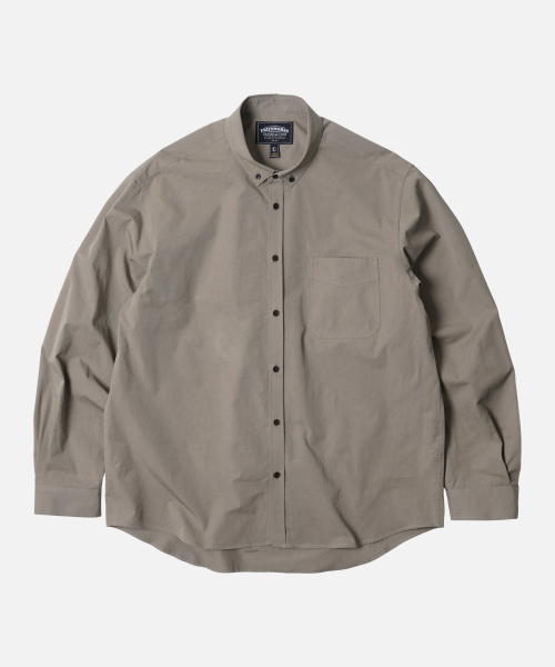 HIGH COUNT FRENCH SHIRT _ KHAKI GRAY