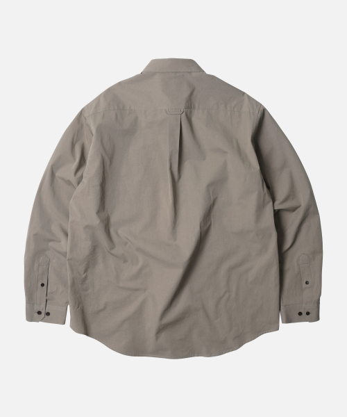 FRIZMWORKS(フリズムワークス)の「HIGH COUNT FRENCH SHIRT _ KHAKI GRAY(シャツ/ブラウス・メンズ・その他・SMALL/MEDIUM)」の2枚目の写真