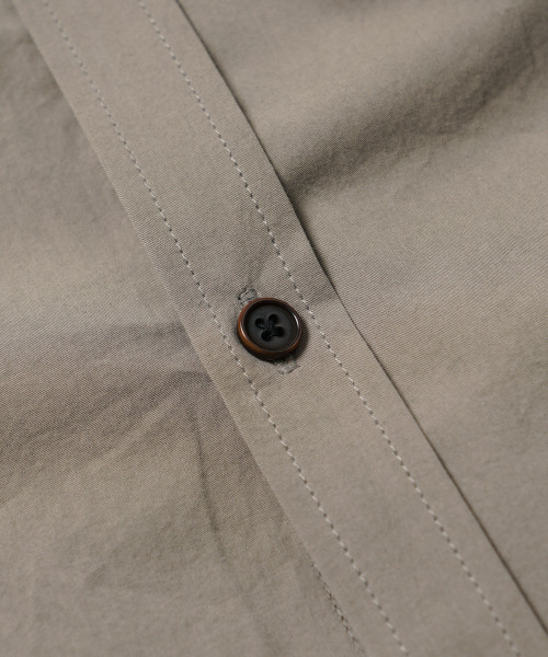 FRIZMWORKS(フリズムワークス)の「HIGH COUNT FRENCH SHIRT _ KHAKI GRAY(シャツ/ブラウス・メンズ・その他・SMALL/MEDIUM)」の5枚目の写真