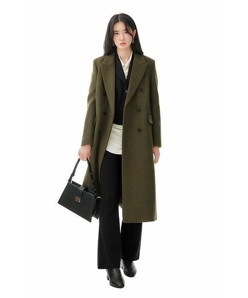 MUSINSA STANDARD WOMAN（ムシンサスタンダードウーマン）の「レディースクロップドブレザー[ブラック]（テーラードジャケット・レディース・その他・SMALL/MEDIUM/X-SMALL/LARGE）」の2枚目の写真