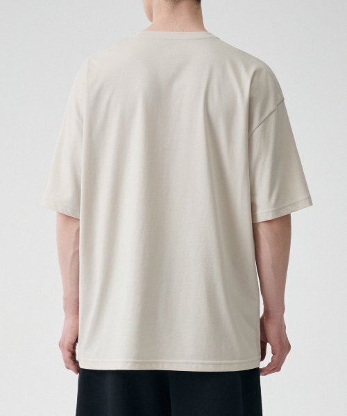 MUSINSA STANDARD（ムシンサスタンダード）の「[クールタンダード] オーバーサイズクルーネックTシャツ [エクリュ]（Tシャツ/カットソー・メンズ・その他・LARGE/X-LARGE/XX-LARGE/XXX-LARGE/SMALL/MEDIUM）」の7枚目の写真