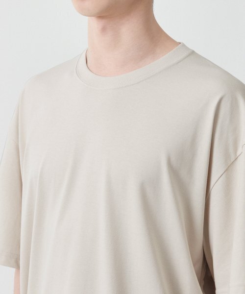 MUSINSA STANDARD（ムシンサスタンダード）の「[クールタンダード] オーバーサイズクルーネックTシャツ [エクリュ]（Tシャツ/カットソー・メンズ・その他・LARGE/X-LARGE/XX-LARGE/XXX-LARGE/SMALL/MEDIUM）」の8枚目の写真