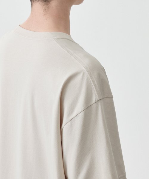 MUSINSA STANDARD（ムシンサスタンダード）の「[クールタンダード] オーバーサイズクルーネックTシャツ [エクリュ]（Tシャツ/カットソー・メンズ・その他・LARGE/X-LARGE/XX-LARGE/XXX-LARGE/SMALL/MEDIUM）」の10枚目の写真