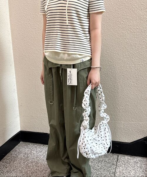 THE GREEN LAB（ザグリーンラボ）の「ドットフリルダンブリングバッグ [ライトピンク]（ショルダーバッグ・レディース・その他・ONE SIZE）」の9枚目の写真