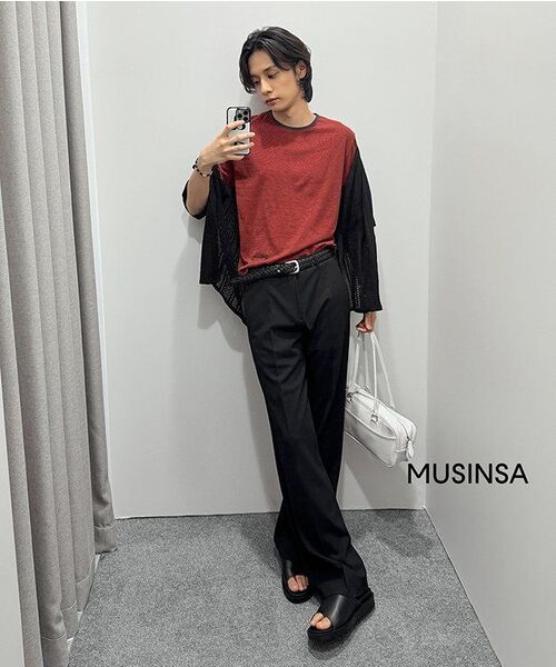 TRIP LE SENS(トリップ ル センス)の「パターンドクロシェハーフシャツ_ブラック(シャツ/ブラウス・メンズ・その他・MEDIUM/LARGE)」の14枚目の写真