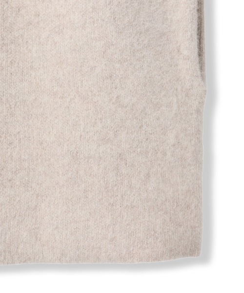 LAUTREAMONT（ロートレアモン）の「フォックス混ニットジャケット（カーディガン/ボレロ・レディース・ライトグレー/ベージュ・9号）」の7枚目の写真