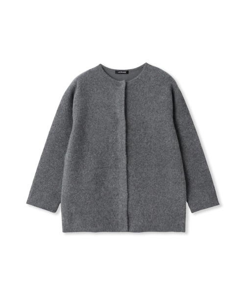 LAUTREAMONT（ロートレアモン）の「フォックス混ニットジャケット（カーディガン/ボレロ・レディース・ライトグレー/ベージュ・9号）」の13枚目の写真