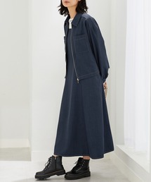 麻調ジャケット×キャミワンピアンサンブル