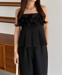 callautia（カラウティア）の「リネンライクフリルセットアップ（セットアップ）」