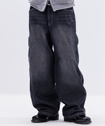 JOHN'S CLOSET（ジョンズクローゼット）の「【13】ドッキングデザイン サイドジップ 2WAYバギーデニム（デニムパンツ）」