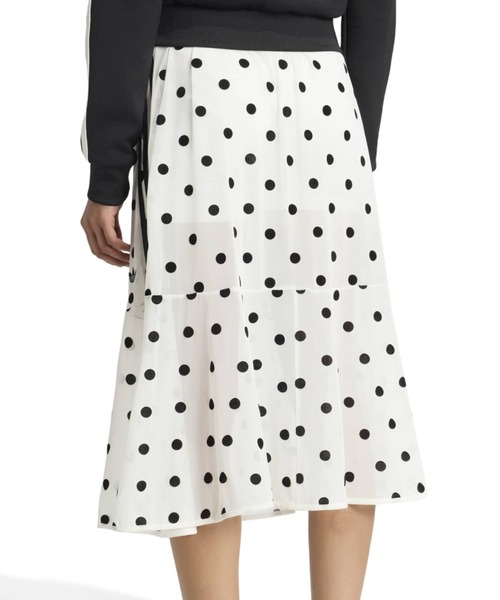 adidas(アディダス)の「adidas SHEER POLKA DOTS SKIRT / アディダス スカート(スカート・レディース・ホワイト・L/M/S)」の8枚目の写真