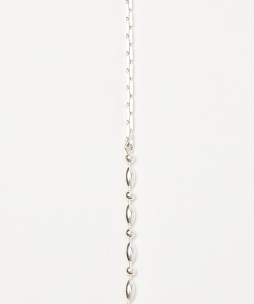 BEAUTY&YOUTH UNITED ARROWS（ビューティーアンドユースユナイテッドアローズ）の「＜eoa＞パターン チェーン ネックレス（ネックレス・メンズ・シルバー・FREE）」の4枚目の写真