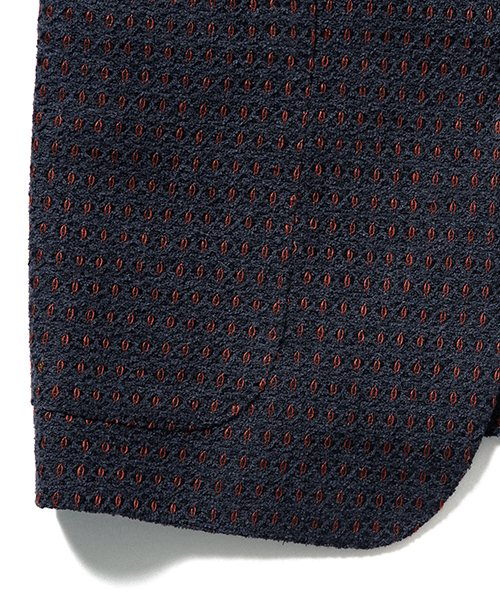 TAGLIATORE(タリアトーレ)の「◇TAGLIATORE / “VESUVIO” パイル ジャケット(テーラードジャケット・メンズ・ネイビー・46/44/50/42/48)」の13枚目の写真